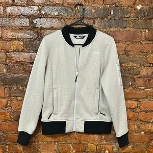 The north face bomber jacket in grey